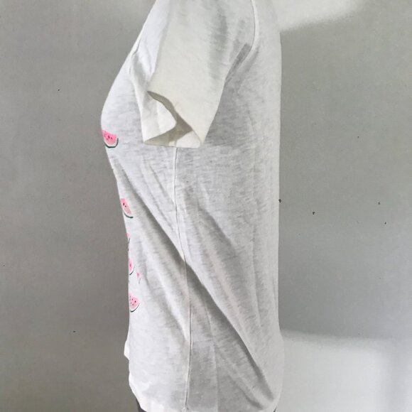 J. Crew Sz S Watermelon Print Collectors Tee - Picture 3 of 7